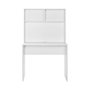 Hanah Home Cmu-190-Bb-1 Mesa de Estudio Blanca
